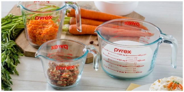 pyrex measuring cups