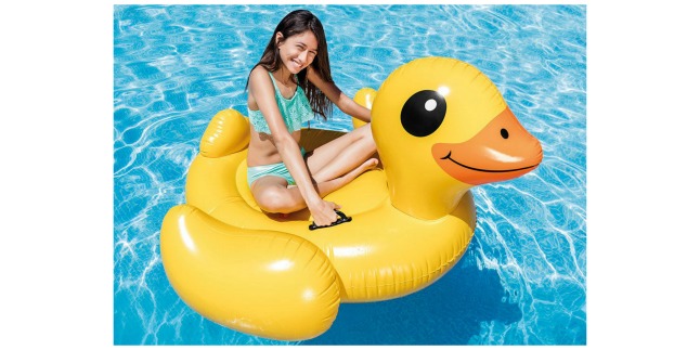 yellow duck float