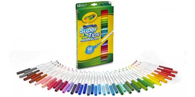 crayola super tips 50 count