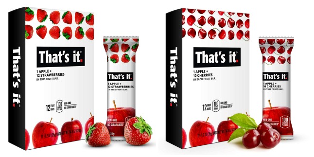 thats it fruit bars