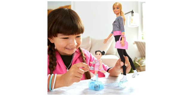 barbie ice skating