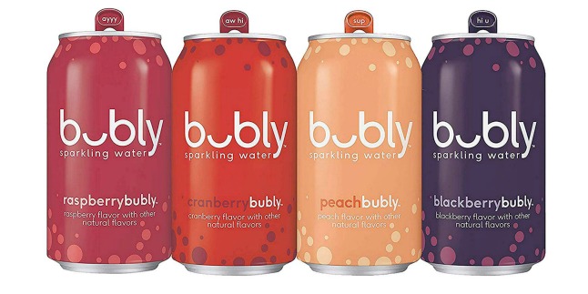 bubly sparkling water