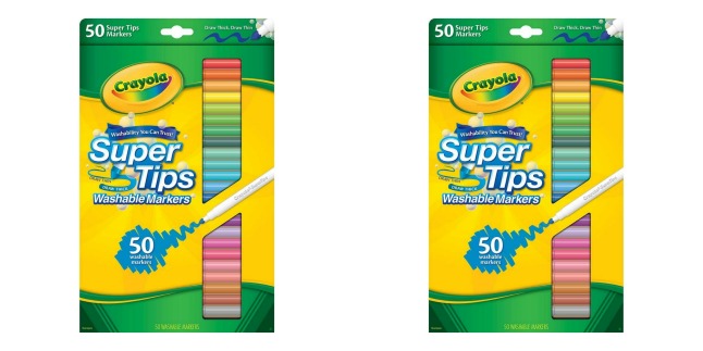 Crayola super tips washable markers