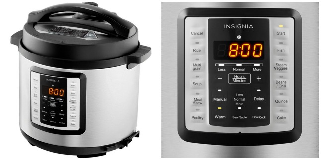 insignia 6 quart pressure cooker