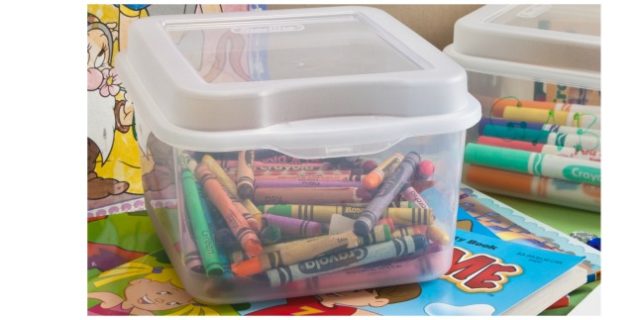 sterilite flip top box