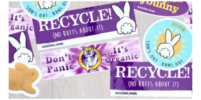 Annies organic stickers