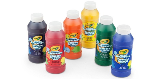 Crayola washable finger-paints
