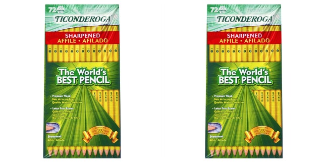 Ticonderoga sharpened pencil