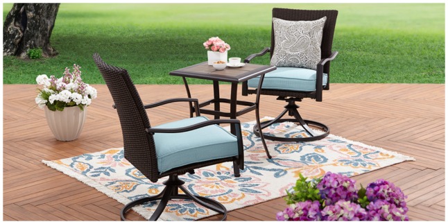 better homes gardens 3 piece patio set