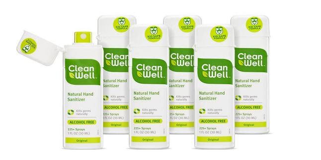 clean well natural hand sanitizer