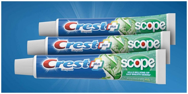 crest plus scope toothpaste