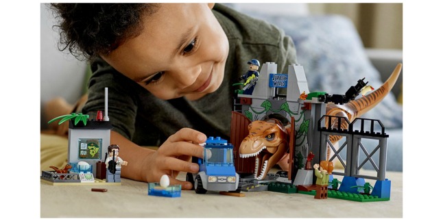 lego jurassic world rex breakout