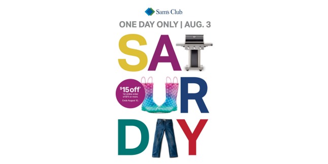 sams club one day sale