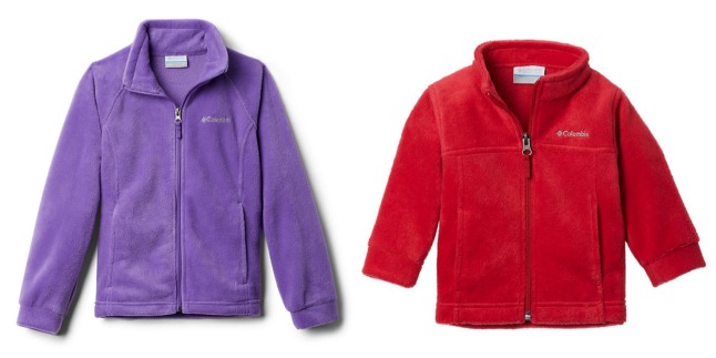 Columbia kids fleece jackets