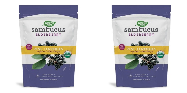 natures way elderberry zinc lozenges