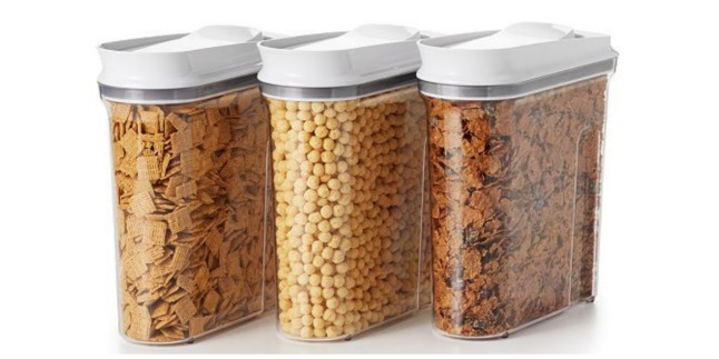 oxo cereal storage