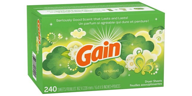 gain dryer sheets 240 count