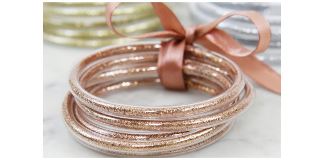 glitter bangle bracelet