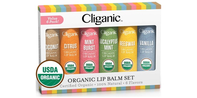 organic lip balm set