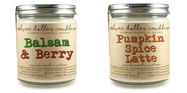 silver dollar candles