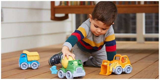 green toys truck set
