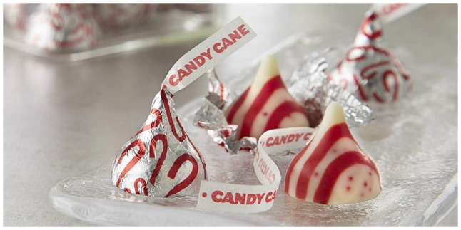 hershey candy cane kisses