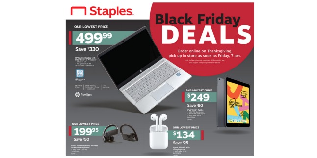 Staples Black Friday Ad