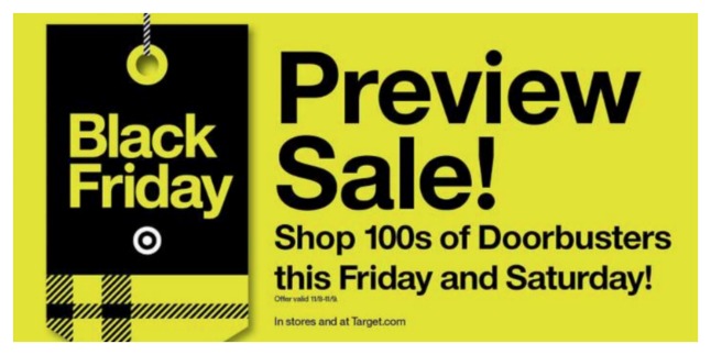 target black friday preview sale
