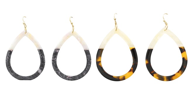 teardrop earrings