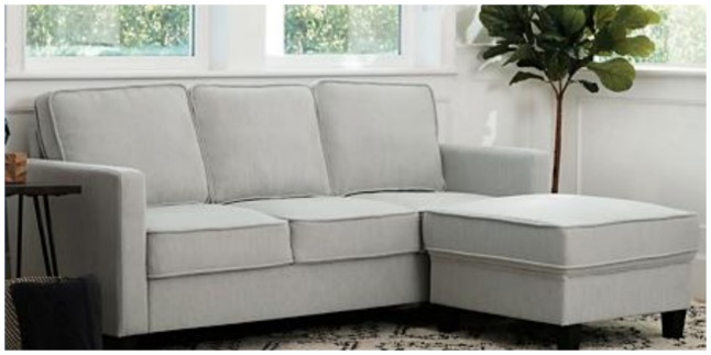 fabric sofa ottoman