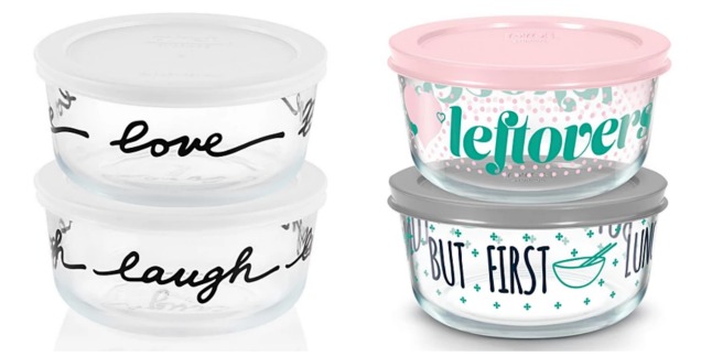 pyrex valentine glass bowls