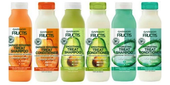 garnier fructis treat shampoo conditioner