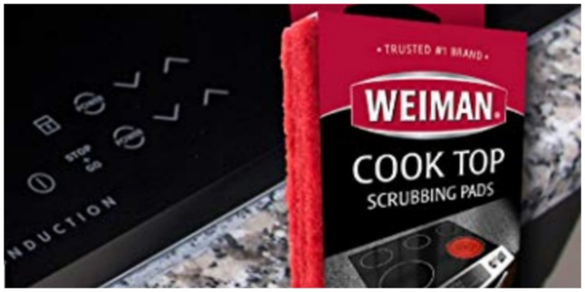 weiman cook top scrubbing pads