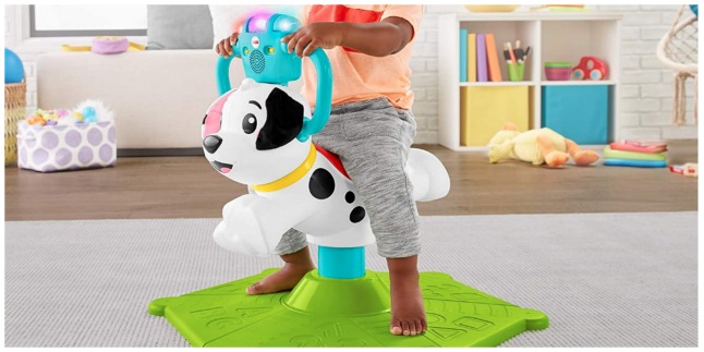 fisher price bounce spin puppy