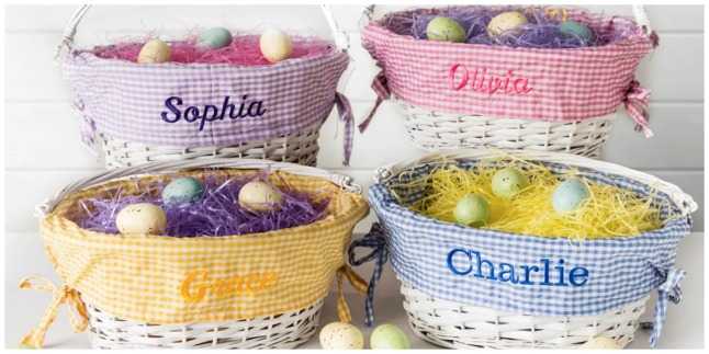 personalized easter basket