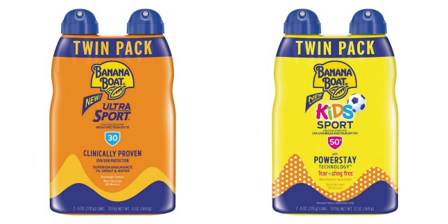banana boat sunscreen