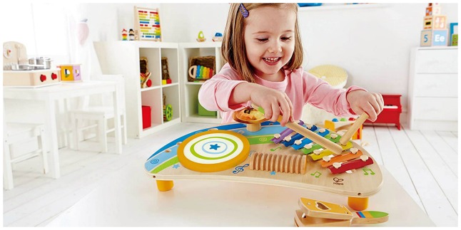 Hape mini band wooden percussion instrument