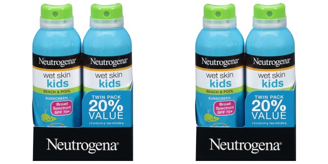 neutrogena wet skin kids sunscreen