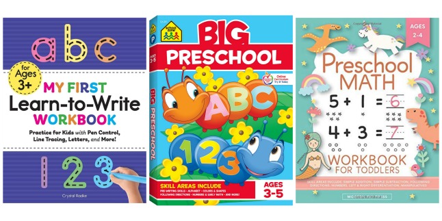 preschool workbooks