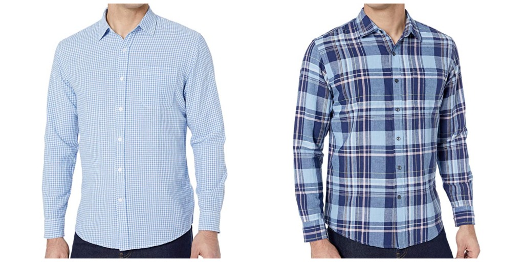 Amazon Essentials Men's Button Down Shirts on sale! - Savings Done Simply