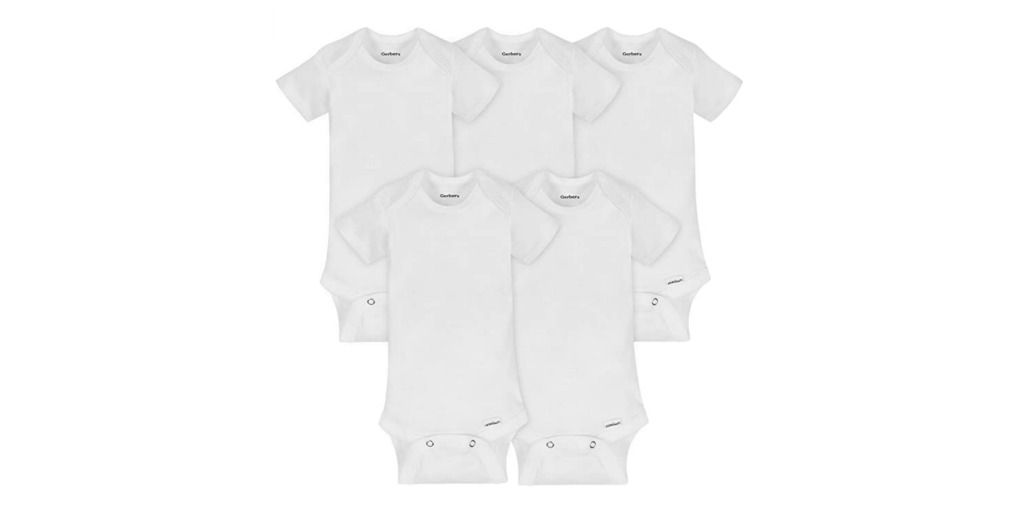 Gerber organic onesies
