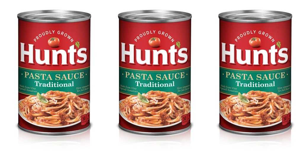 Hunts pasta sauce