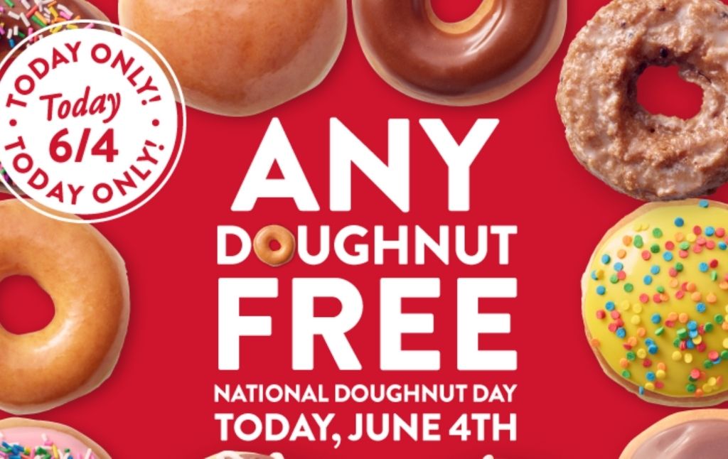 krispy kreme free doughnut