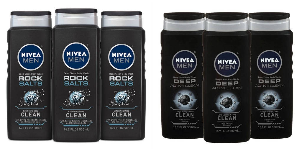 nivea men body wash