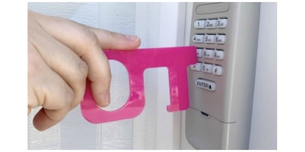 no touch keychain tool