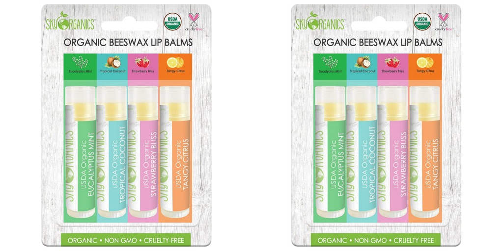 organic beeswax lip balm