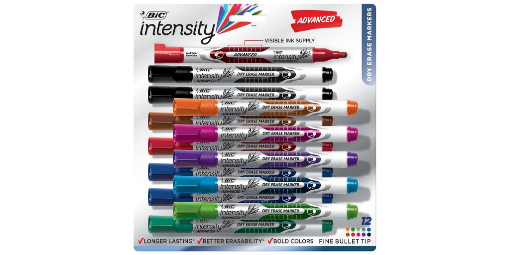 BIC dry erase markers