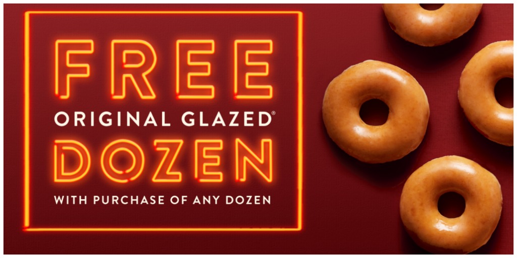 Krispy Kreme Doughnuts Buy One Dozen, Get One Free Savings Done Simply