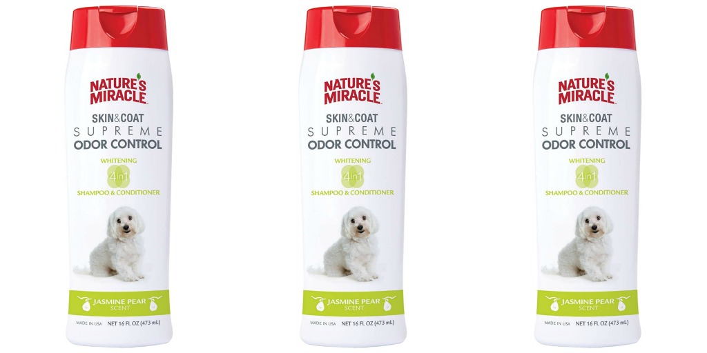 Nature's Miracle Supreme Odor Control Whitening Shampoo
