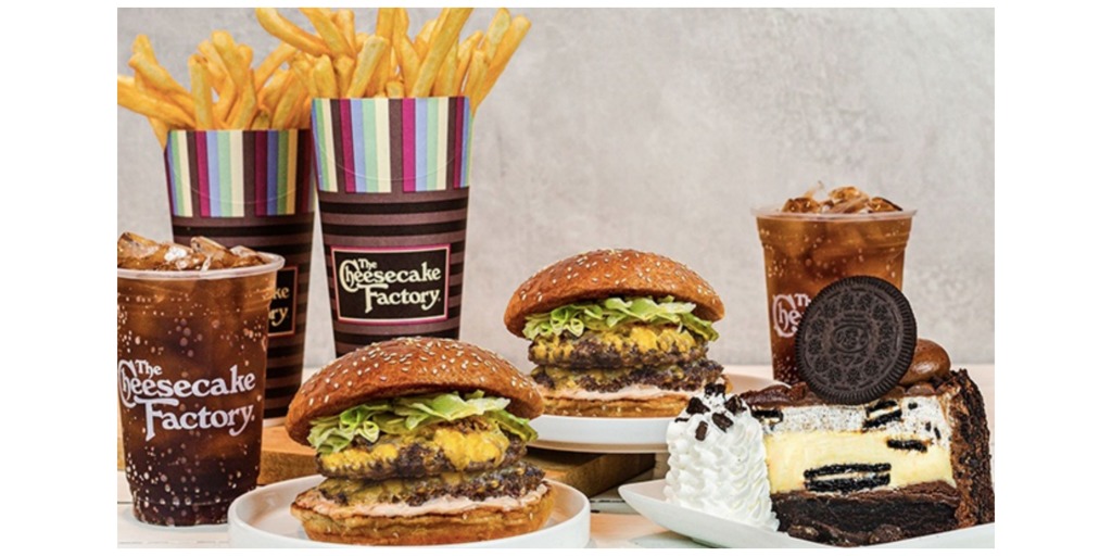 The Cheesecake Factory meal